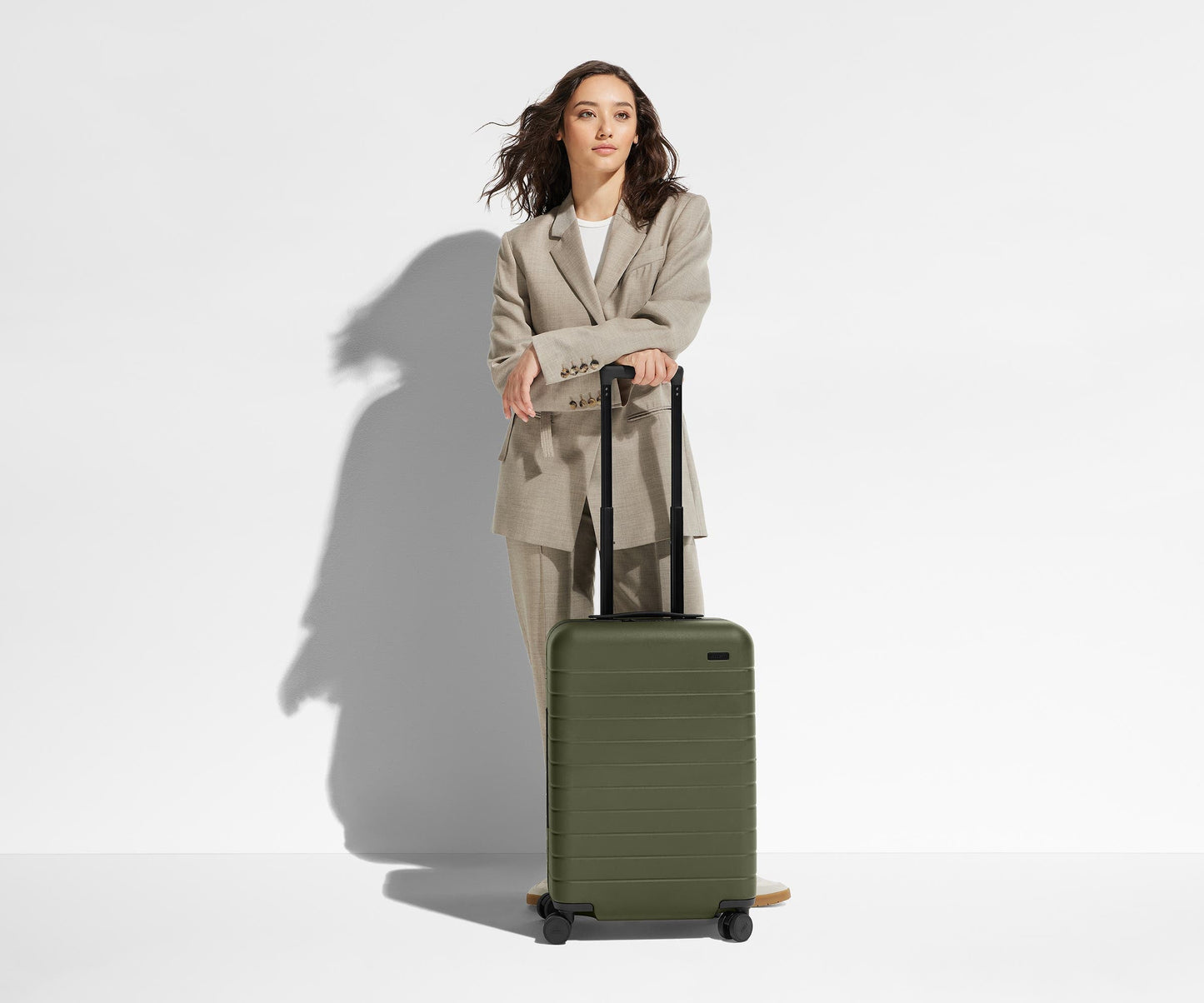The Bigger Carry-On in Clay Pink