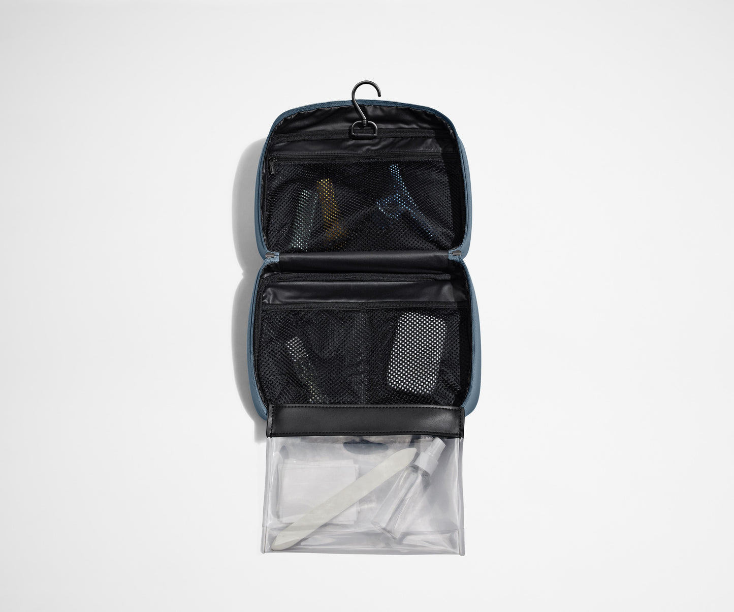 The Hanging Toiletry Bag in Coast Blue