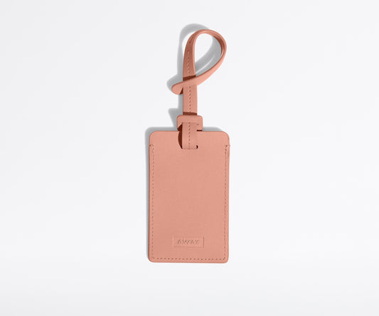 The Luggage Tag in Clay Pink